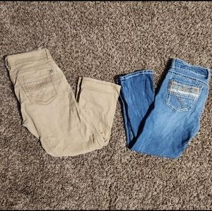 Set of two unionbay size 3 capris